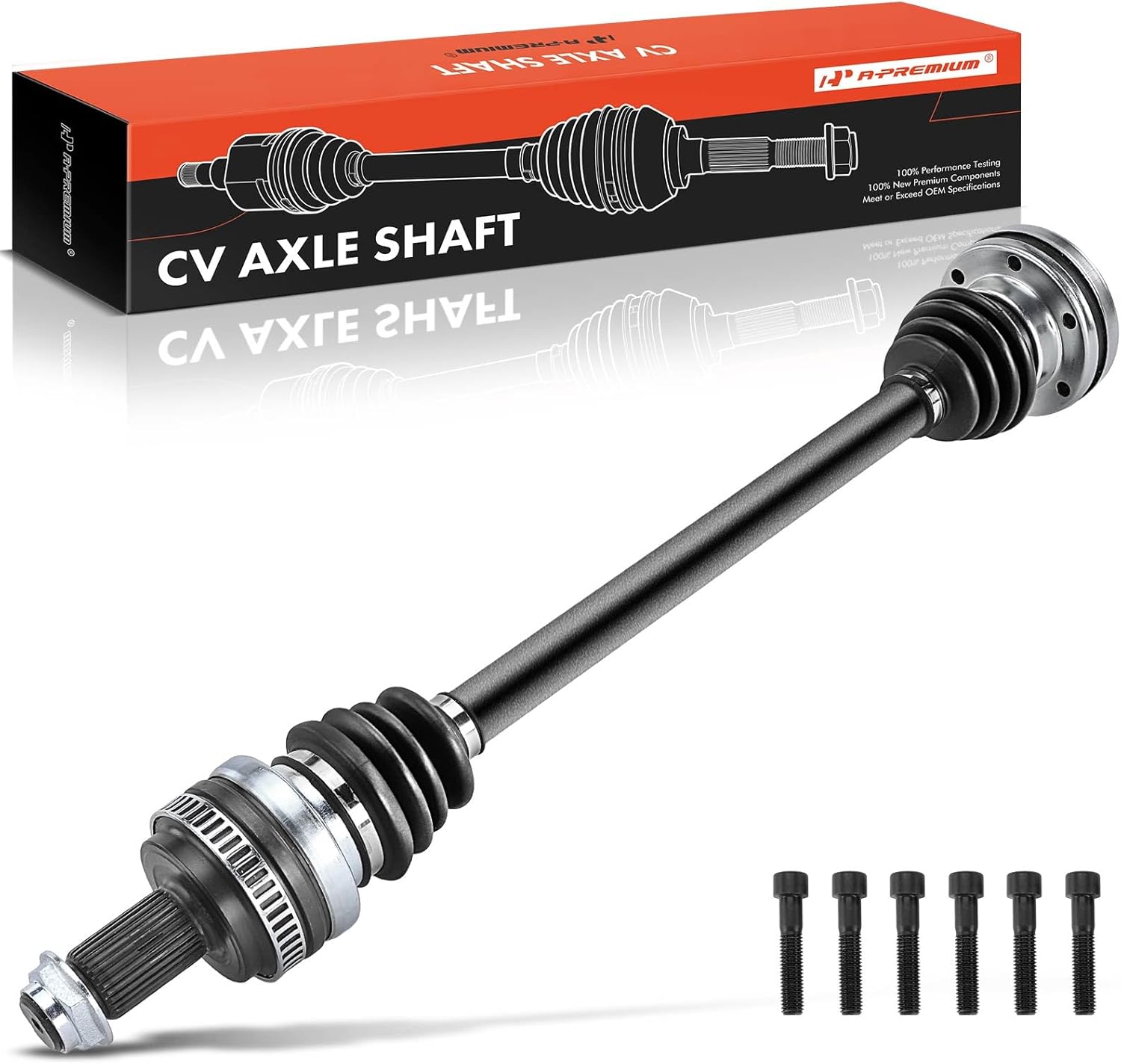 A-Premium CV Axle Shaft Assembly Compatible with BMW X3 2004 2005 2006 2.5L 3.0L, Automatic trans, Rear Left Driver Side, Replace# 31217540115, 33207524041
