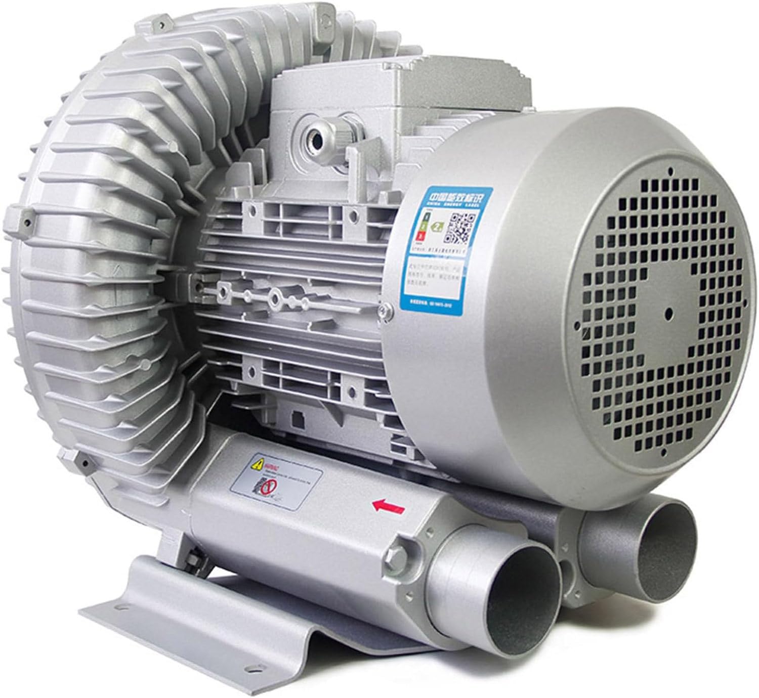 Regenerative Blower,Side Channel Blower,Vortex Blower,Single Phase,High-Pressure Vortex Ring Blower,Industrial Vacuum Pump for Air Blowing, 110V/110V 50HZ,120W/0.16HP