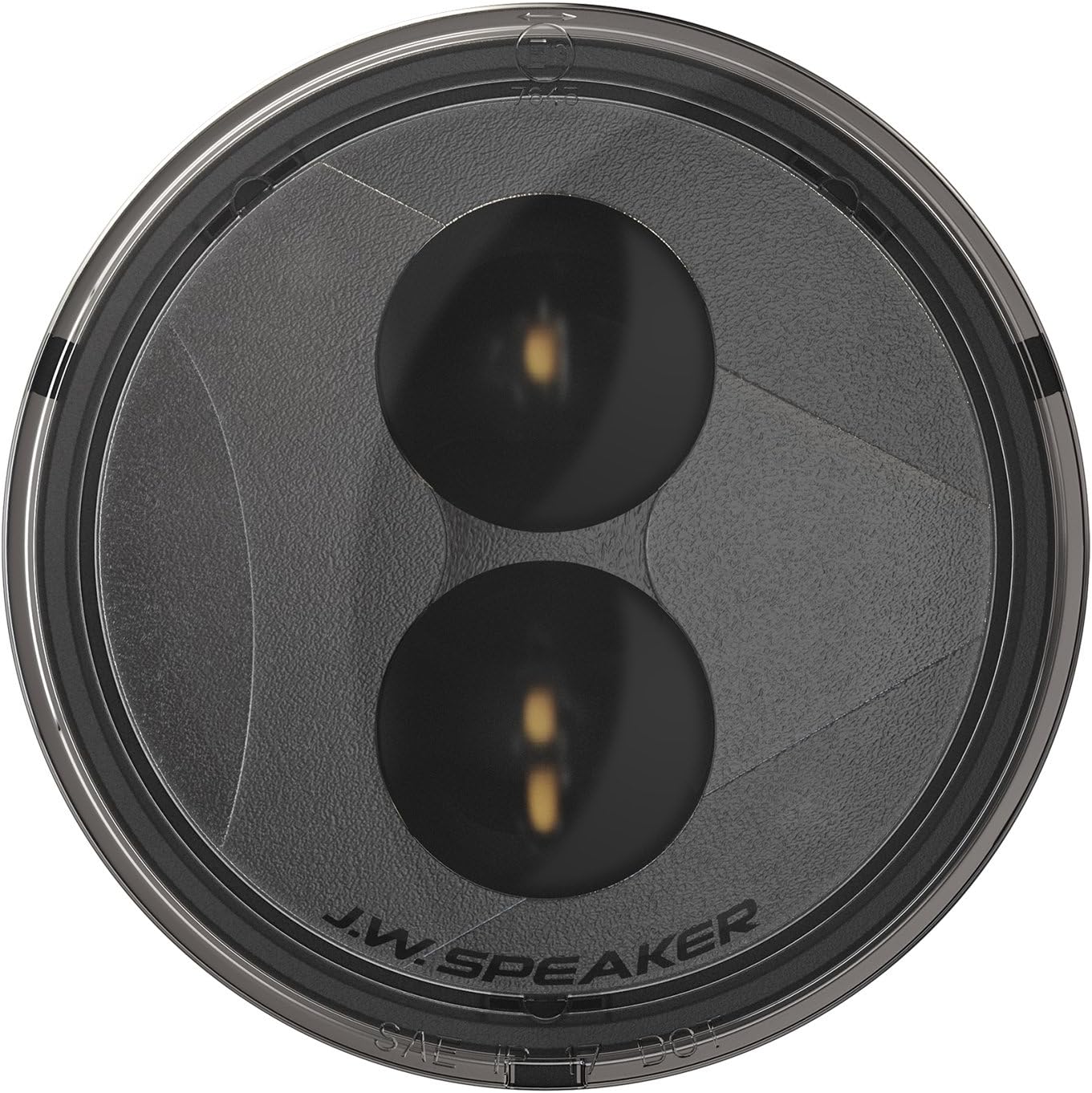 J.W. Speaker 0346503 Model 239 J2 12V DOT/ECE LED Round Turn Signals with Smoked Lens - 2 Light Kit