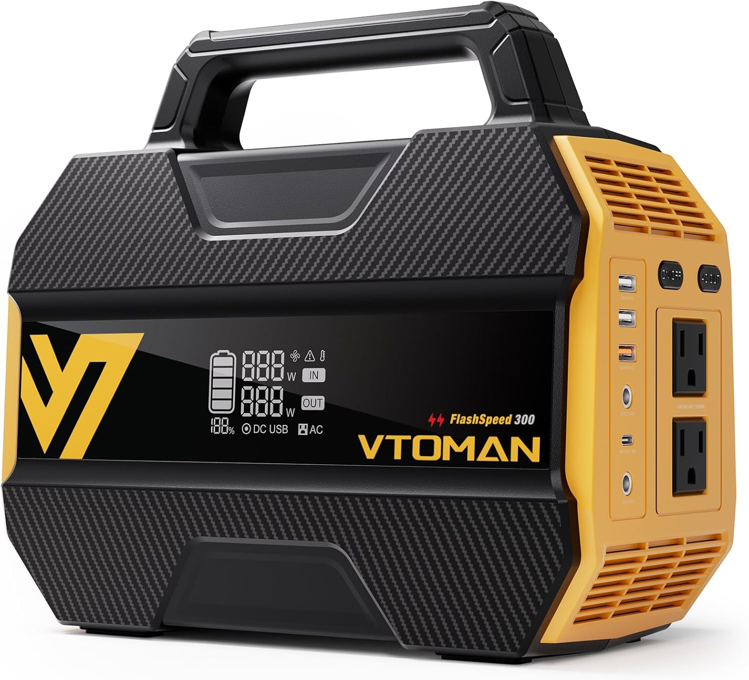 VTOMAN 3096Wh Portable Power Station Bundle with Extra Battery & 200W Pro Solar Panel Included - Up to 3000W Solar Power Generator for Home Backup, Off-grid, Road Trip, RV, Camping, Emergencies