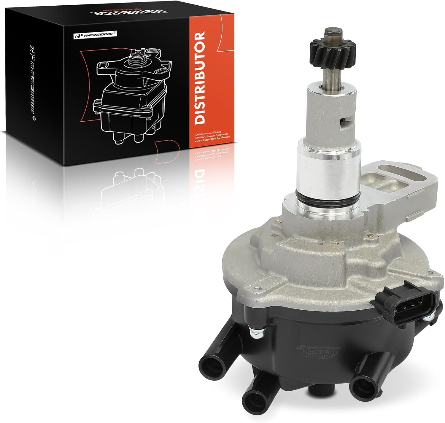 A-Premium Ignition Distributor with Cap and Rotor Compatible with Toyota 4Runner/Pickup 1992-1995, T100 1993-1994, 3.0L