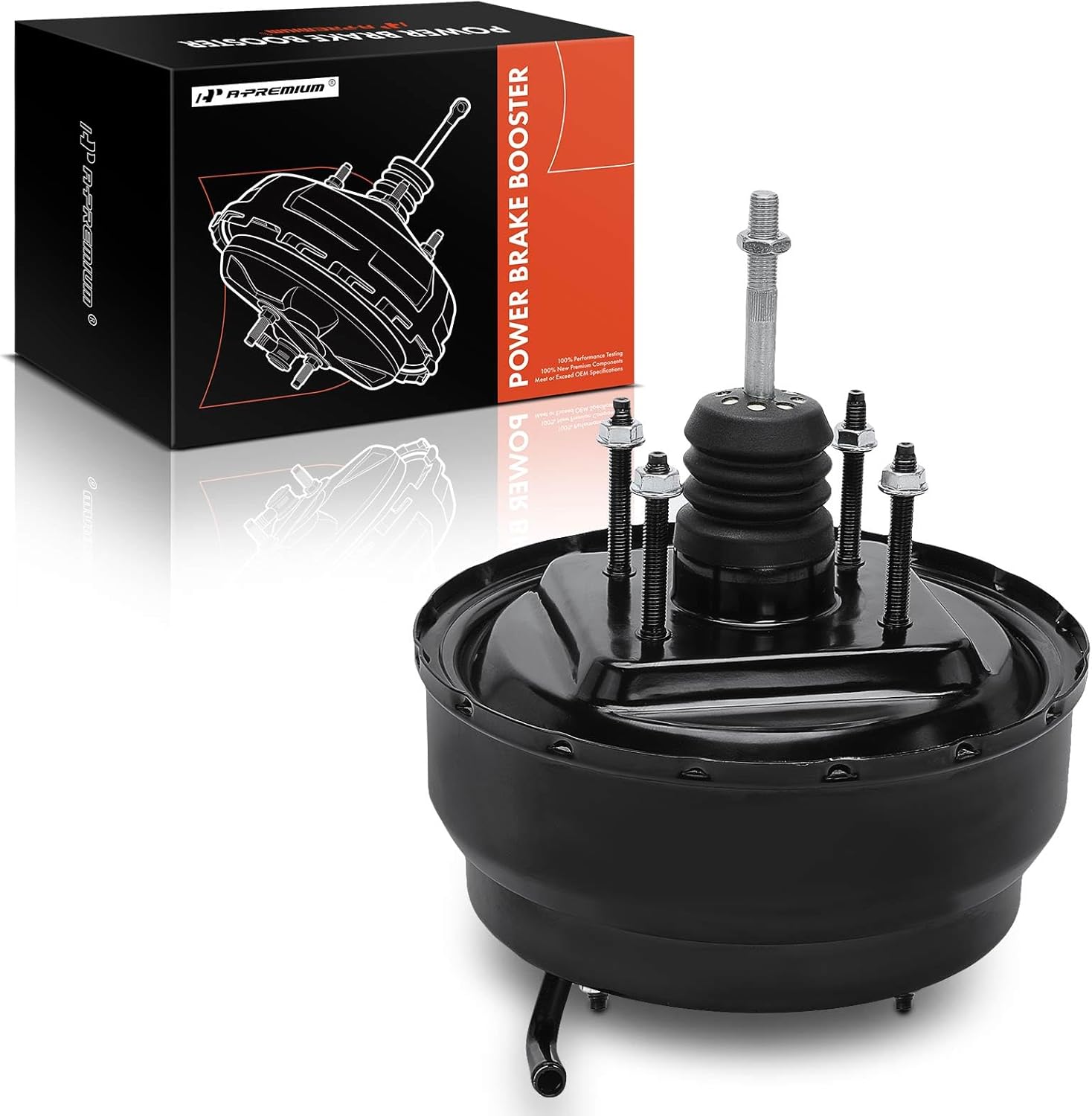 A-Premium Vacuum Power Brake Booster Compatible with Nissan D21 1988-1994, Pickup 1992-2008, Without Master Cylinder