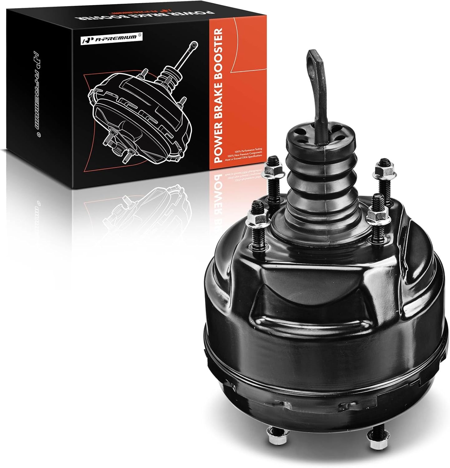 A-Premium Vacuum Power Brake Booster Compatible with Ford Mustang 1984-1993, Fairmont 1981-1983, Granada 1981-1982, LTD, Thunderbird & Mercury Capri, Cougar, Marquis, Zephyr, Without Master Cylinder