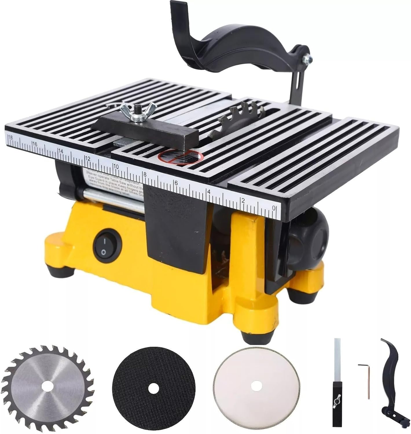 Mini Portable Table Saw with 3 Blades 4