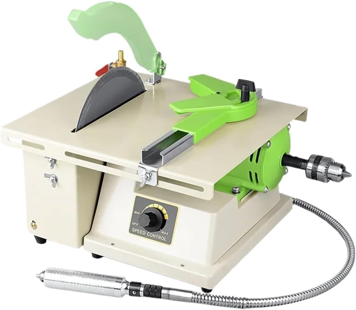 Portable Saw Station, 1380W High-power Table Grinder Multifunctional Polishing Machine Jade Carving Cutting Saw for Wood, Cutting, Grinding