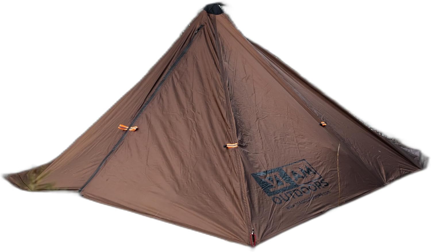 VIAM Outdoors | Floorless Shelters with Stove Jack | Lightweight Ultralight Backpacking Hiking Camping Hunting Fishing Shelter | with Guy Lines & Stakes