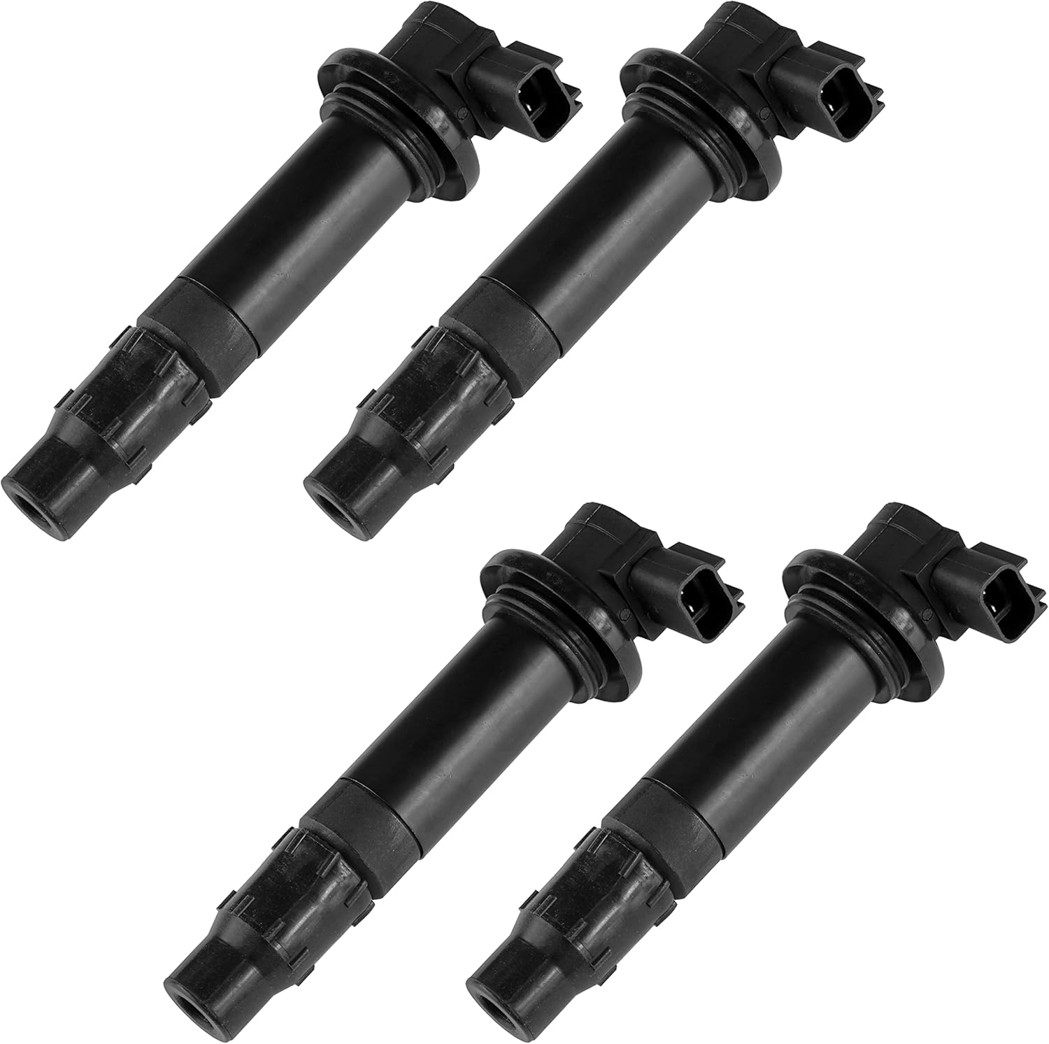 Caltric 4 Ignition Coil Compatible with Yamaha YZF-R6 YZFR6 2008 2009 2010 2011 2012 2013 2014 2015 2016