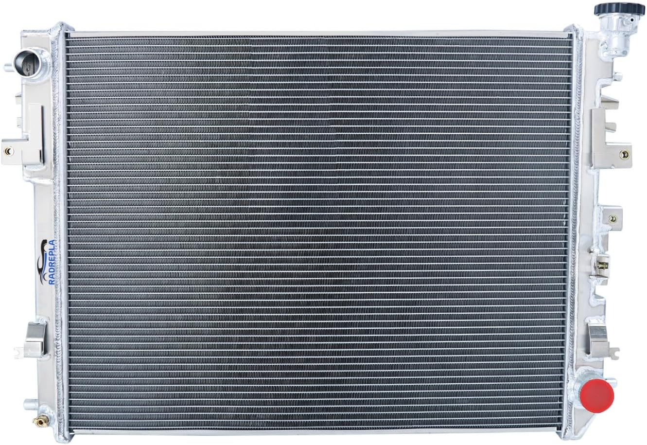 DPI13129 Aluminum Radiator for 2009-2020 Dodge Ram 1500 2500 V6 V8 Gas/Flex Engine Pickup Radiador 3 Row Crossflow Radiators 2010 2011 2012 2013 2014 2015 2016 2017 2018 2019