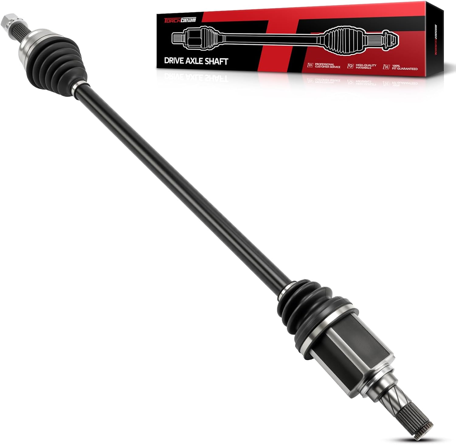 Torchbeam CV Axle Shaft Assembly Compatible with 2006-2008 Honda Pilot, 2003-2006 Acura MDX, Front CV Axle 66-4198 66-4199