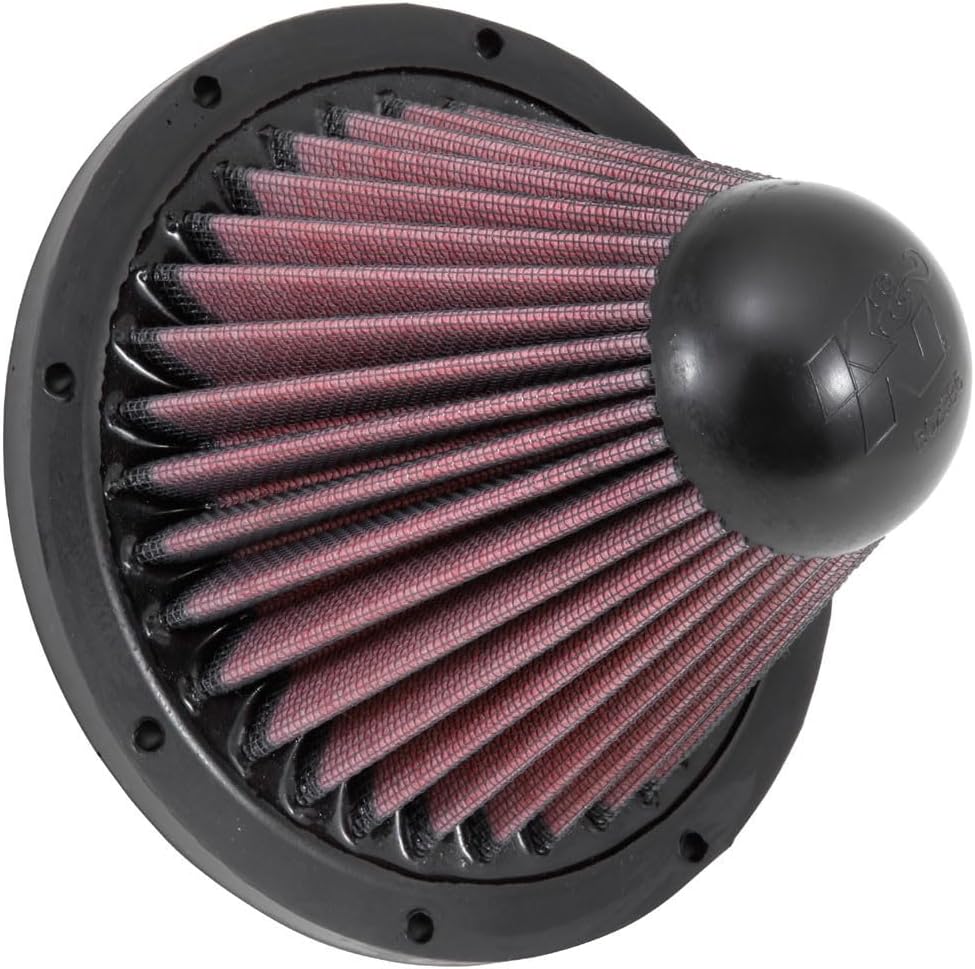 K&N Round Air Filter: High Performance, Premium, Washable, Replacement Engine Filter: Filter Height: 5.25 In, Shape: Tapered Conical, RC-5052