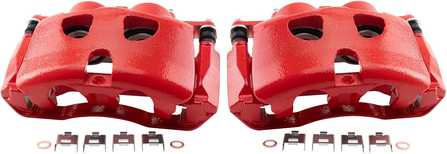 TRQ Brake Caliper Set Compatible with 2009-2014 Acura TSX 2008-2012 Honda Accord