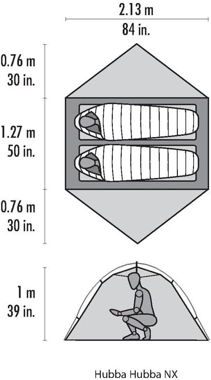 MSR Hubba Hubba NX 2 Tent - 2 Person Tent