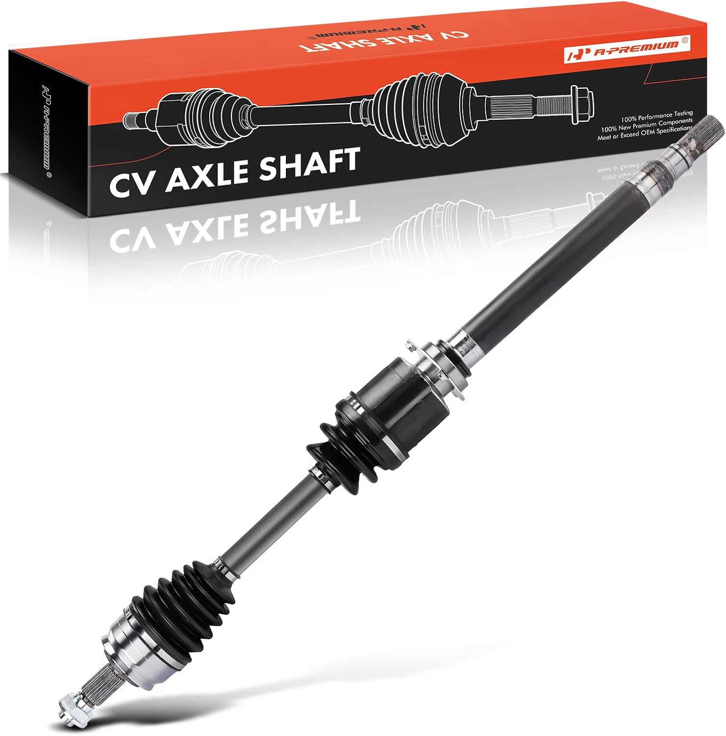 A-Premium CV Axle Shaft Assembly Compatible with Jeep BU Series Renegade 2018-2021 & Fiat 500X 2016-2018, 2.4L, FWD, Front Right Passenger Side