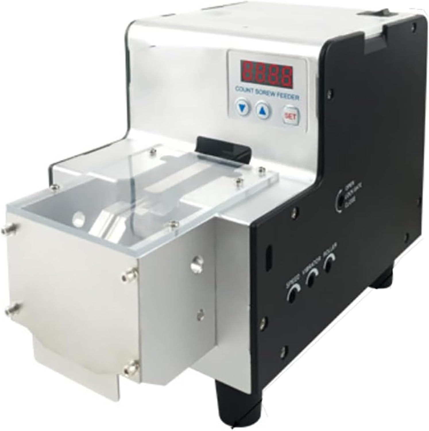 Intelligent Automatic Screw Counting Machine,Digital Display,Adjustable Track Width,for Screws Length of Less Than 20Mm