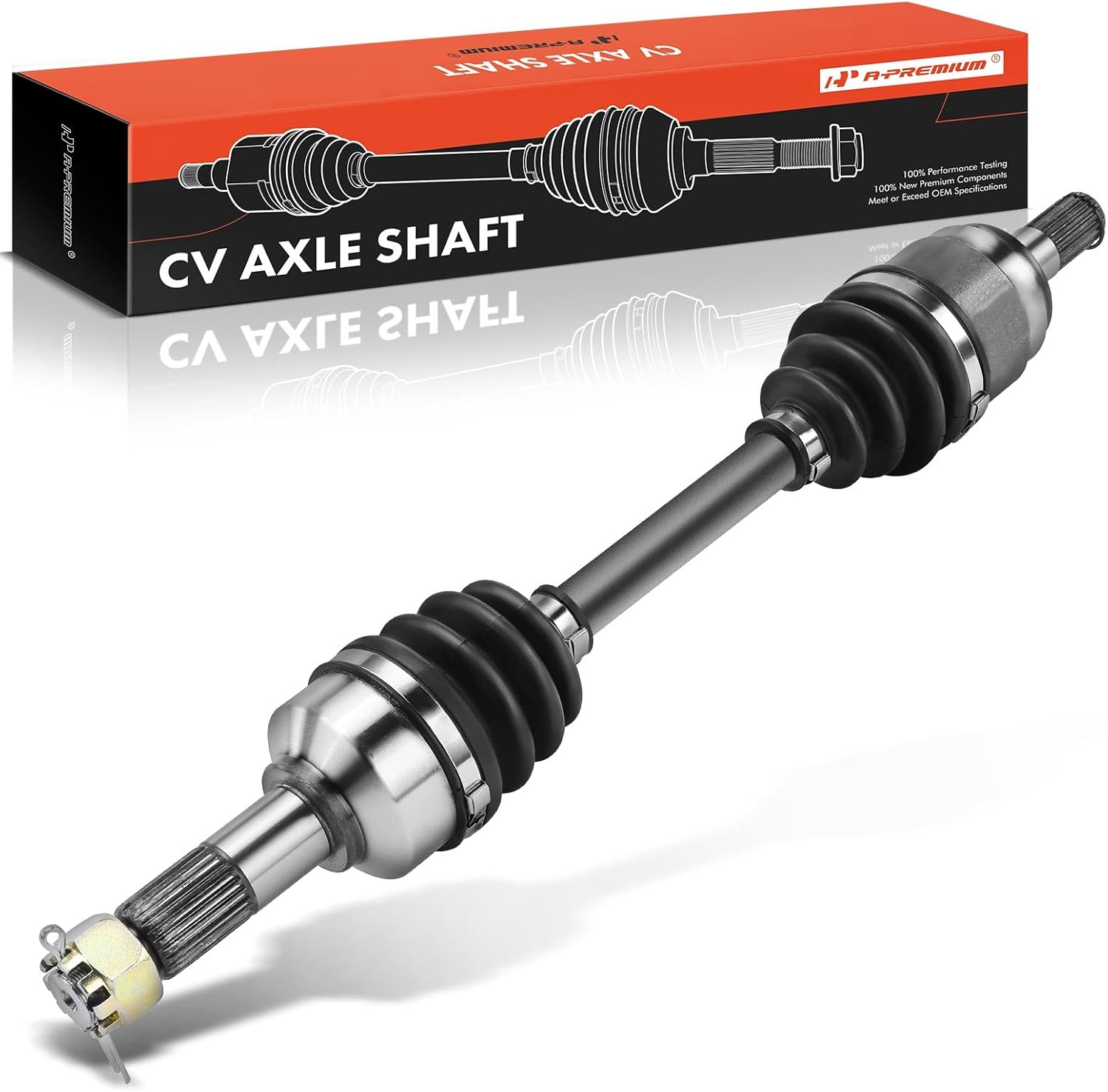A-Premium Pair (2) Front CV Axle Shaft Assembly Compatible with Honda Rancher 420 2014-2016, 4x4 Models, Driver and Passenger Side, Replace# 44250-HR3-A21, 44350-HR3-A21