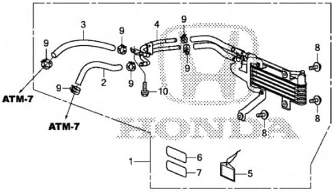 Honda Pilot ATF Cooler Kit W/ 6 Speed Automatic Transmission