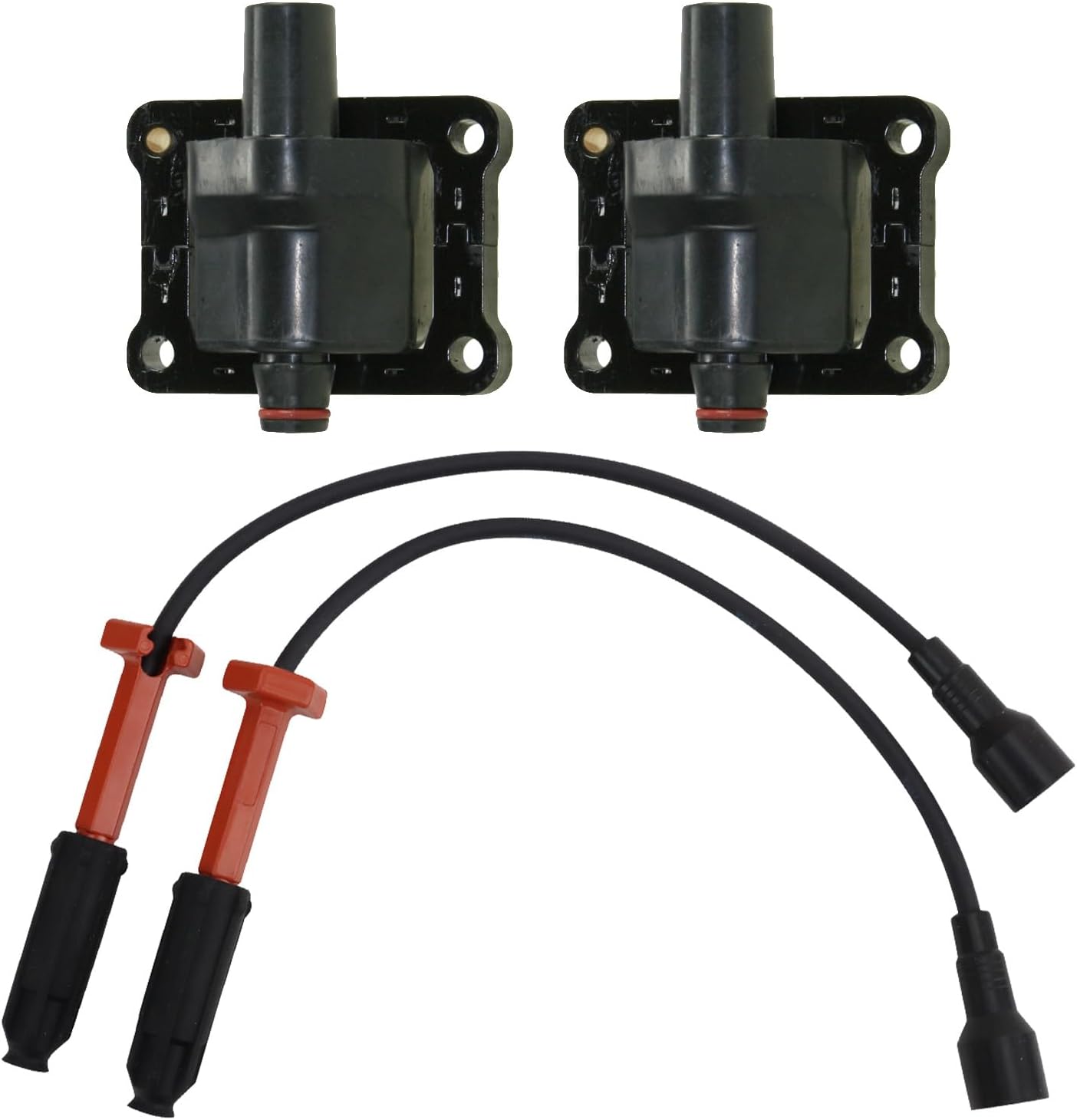 TRQ Ignition Coil Kit 3 Piece Compatible with 1997 Mercedes-Benz C230