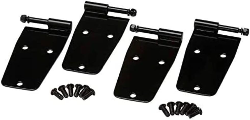 Kentrol 50474 Hardtop Door Hinge Set With Out Mirror Holes (4 pieces) for 1976-1993 Jeep CJ and YJ