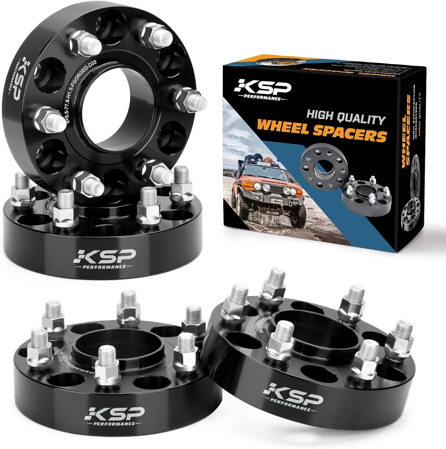 KSP 6X5.5 Wheel Spacers for Ram 1500, Jeep Grand Wagoneer, 1.5