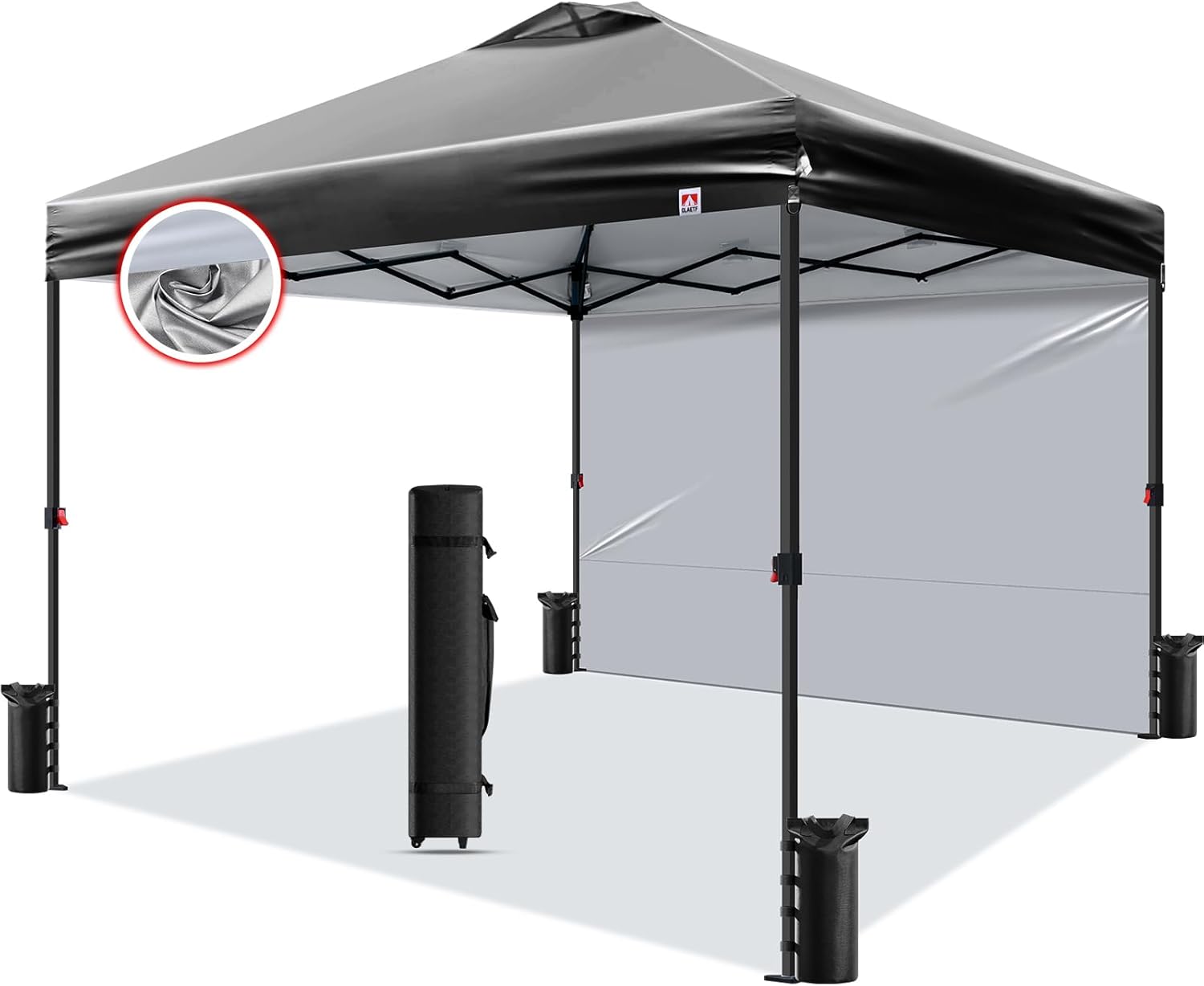 10x10 Pop Up Canopy Tent,10X10FT (White, 10x10FT)