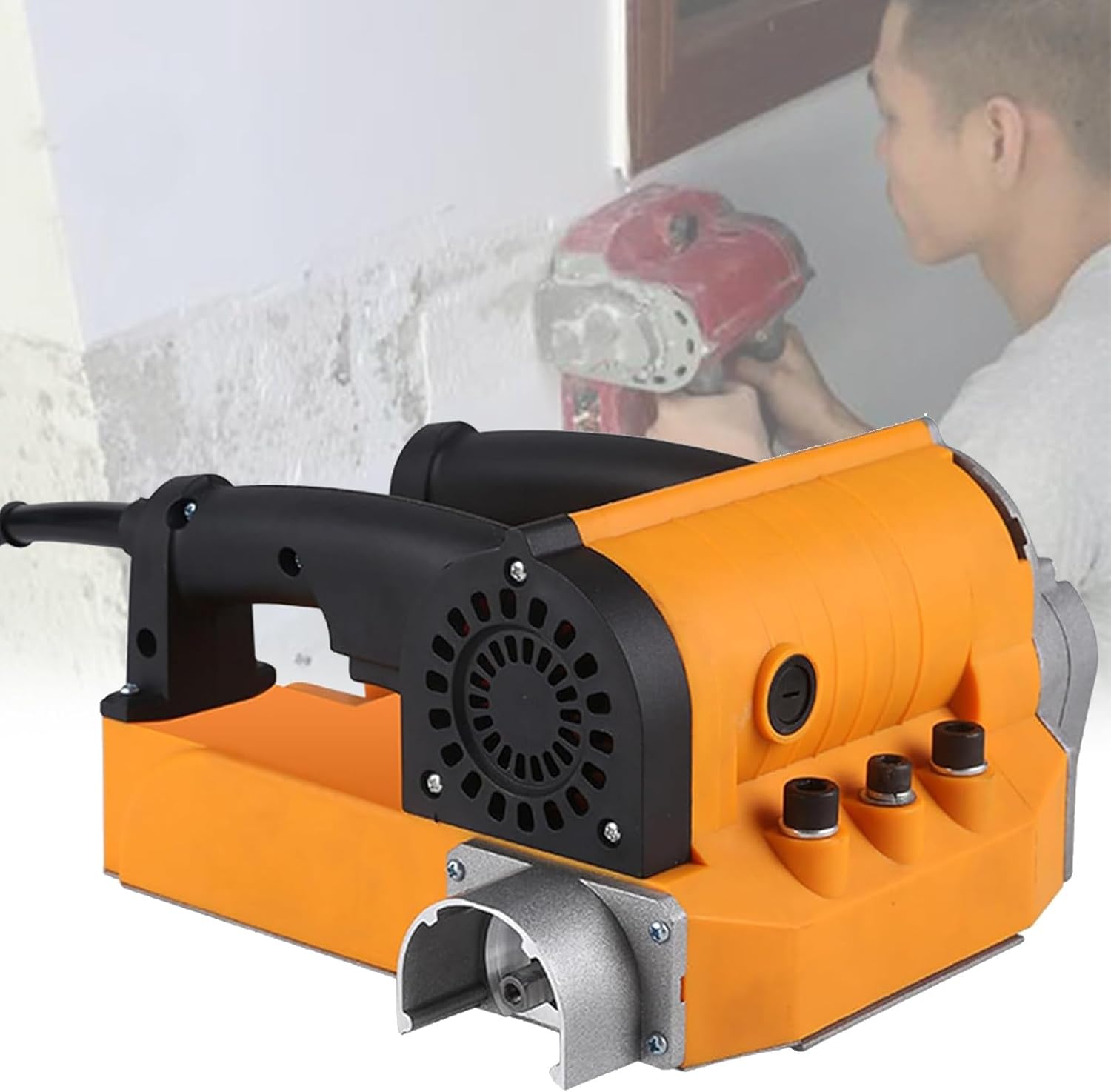 Concrete Shovel Shovel Wall Machine,Handheld Power Planer Shovel Wall Machine,Adjustable Depth 1-4mm,for Indoor & Outdoor Walls,Ceilings & Floors
