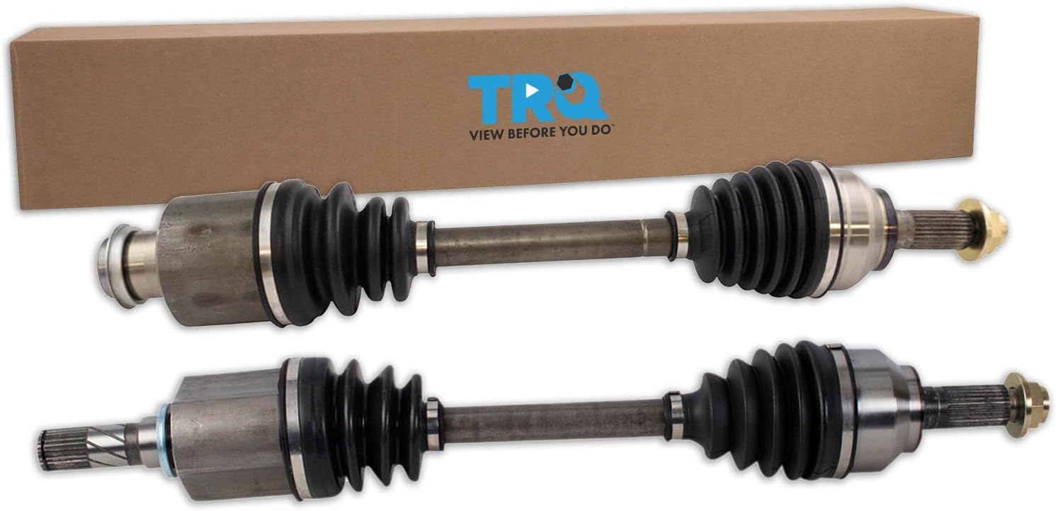 TRQ Front Driver and Passenger Side CV Axle Shaft Assembly Set Compatible with 2009-2013 Subaru Forester 2011-2014 Subaru Impreza
