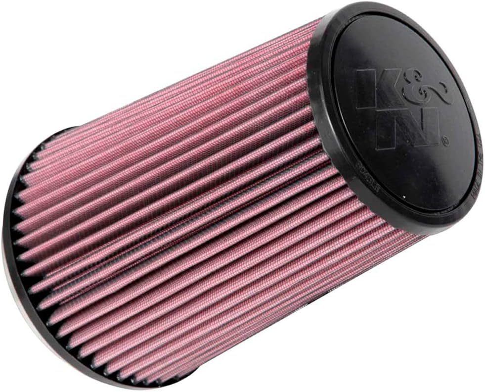 K&N High-Flow Original Lifetime Universal Clamp-On Air Filter: High Performance, Premium: Flange Diameter: 4.5 In, Filter Height: 8.375 In, Flange Length: 0.625 In, Shape: Round Tapered, RU-1008