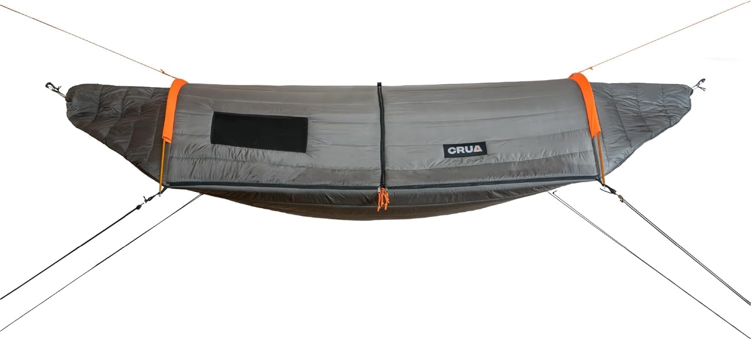 Crua Culla Hammock Tent Wrap - Camping Hammock Tent Cover and Outdoor Camping Gear, Lightweight and Portable All-Season Hammock Bivy Insulation for Hiking Backpacking