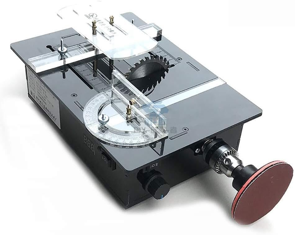 DIY Desktop Micro Woodworking Table Saw, Mini Drill Grinding Machine, Electric PCB Cutting Machine
