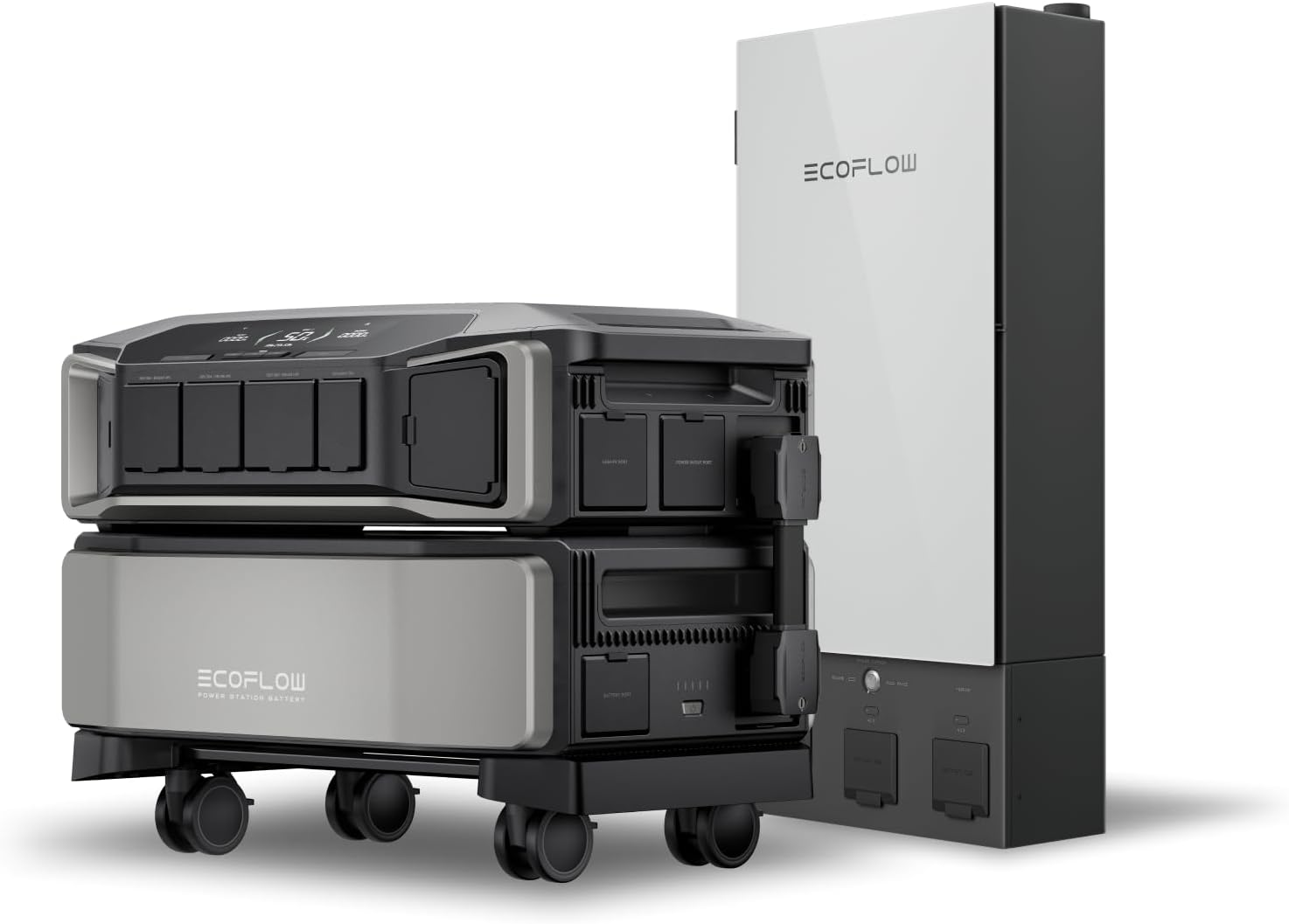 EF ECOFLOW DELTA Pro Ultra 6144Wh Power Station, 120/240V 7200W AC Output, Lifepo4 Home Battery Backup Expandable to 90kWh, 2H to Full Charge, Solar Generator for Home Use, Emergency, Camping, RV