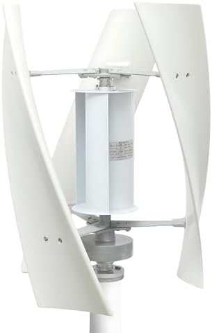Maglev Vertical Windmill Generator Kit 100W/200W/300W - Quiet Turbine with Smart Controller for RVs, Boats, and Cabins - Efficient Renewable Energy Solution