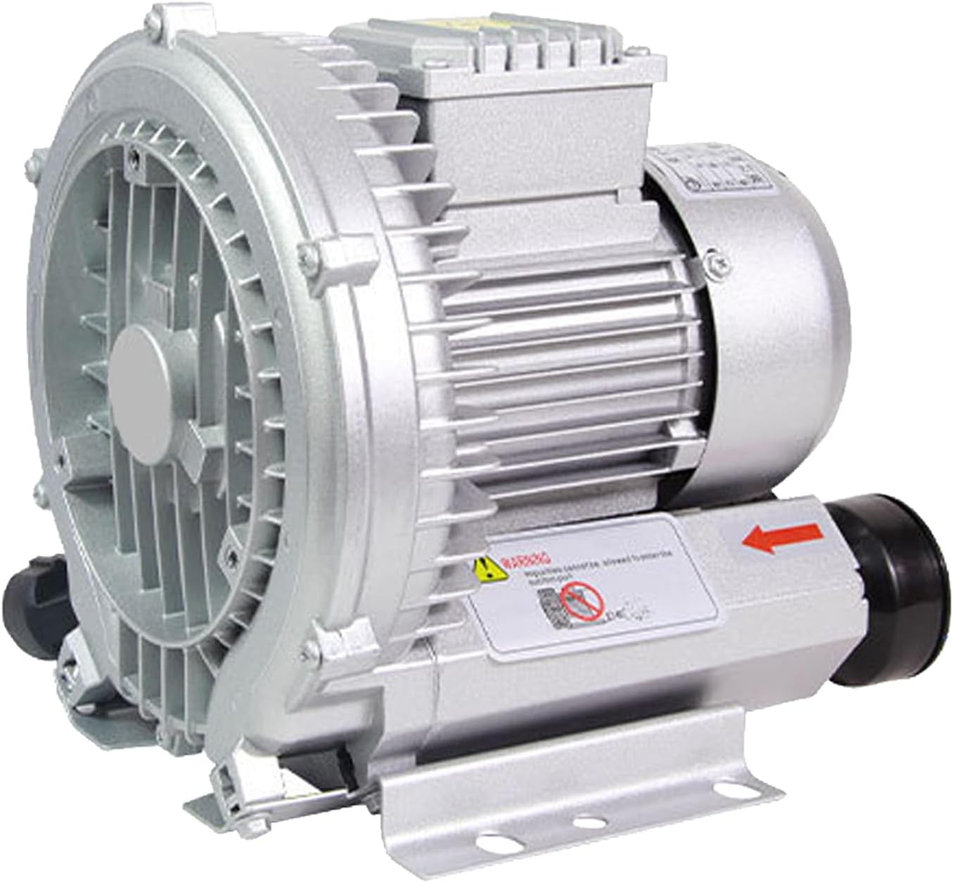 220V/380V Industrial Vortex Air Blower Pump, 250W Commercial Regenerative Electric Air Pump for Dust Removal, Ventilation, Factories, Workshops, Heavy-Duty Performance