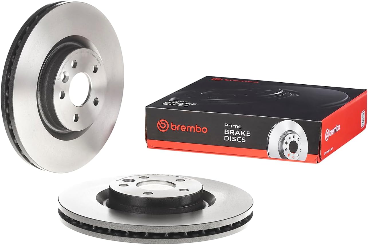 Brembo 09.C207.11 UV Coated Pillar Vented Front Brake Rotor LAND ROVER/LAND ROVER (CHERY) OE# LR059122
