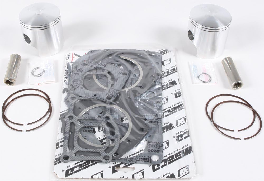 Wiseco WK1003 69.00 mm 2-Stroke Watercraft Piston Kit with Top-End Gasket Kit