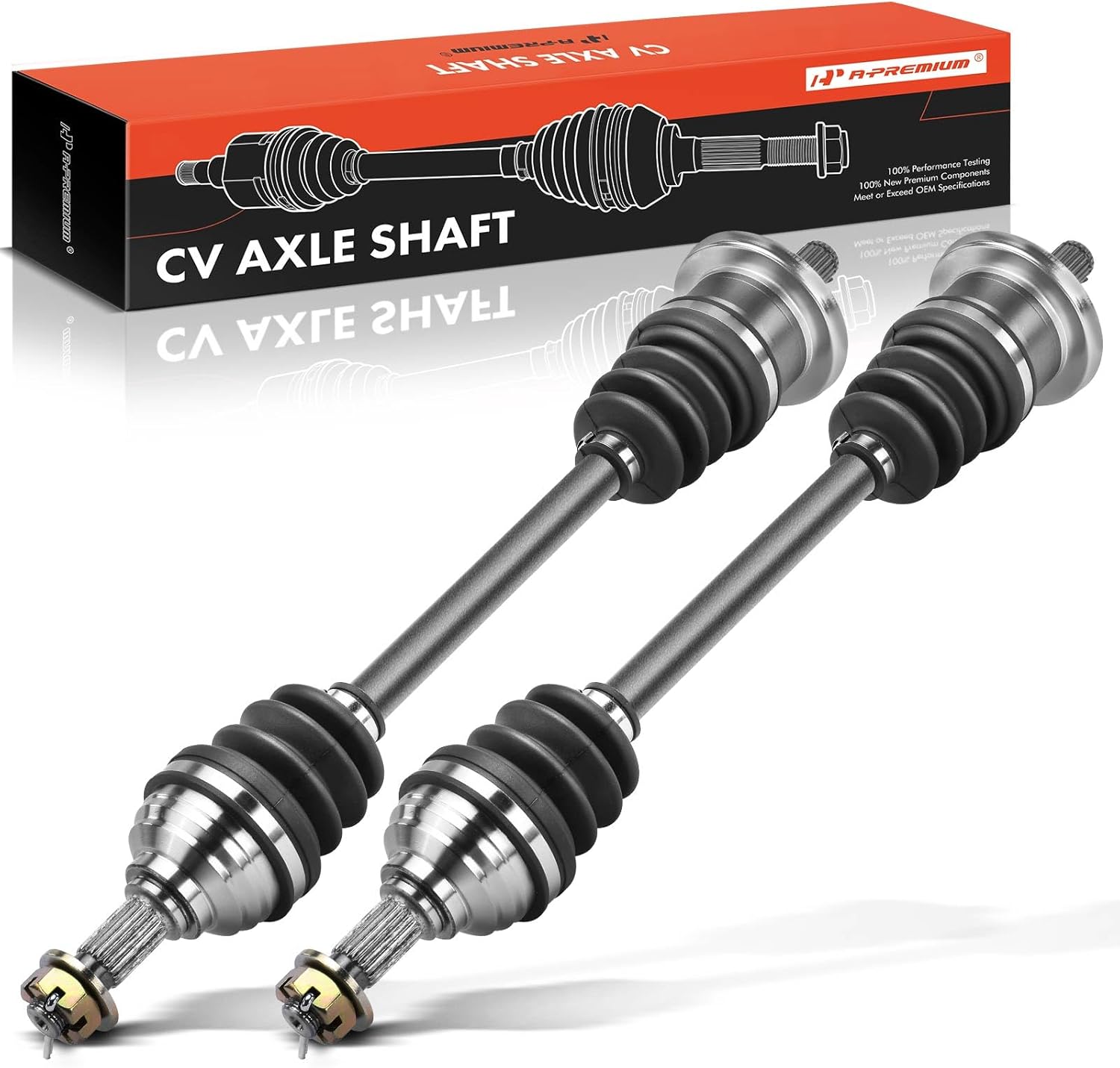 A-Premium Pair (2) Front or Rear CV Axle Shaft Assembly Compatible with Arctic Cat 400 2003-2004, 500 2003-2004, Driver or Passenger Side