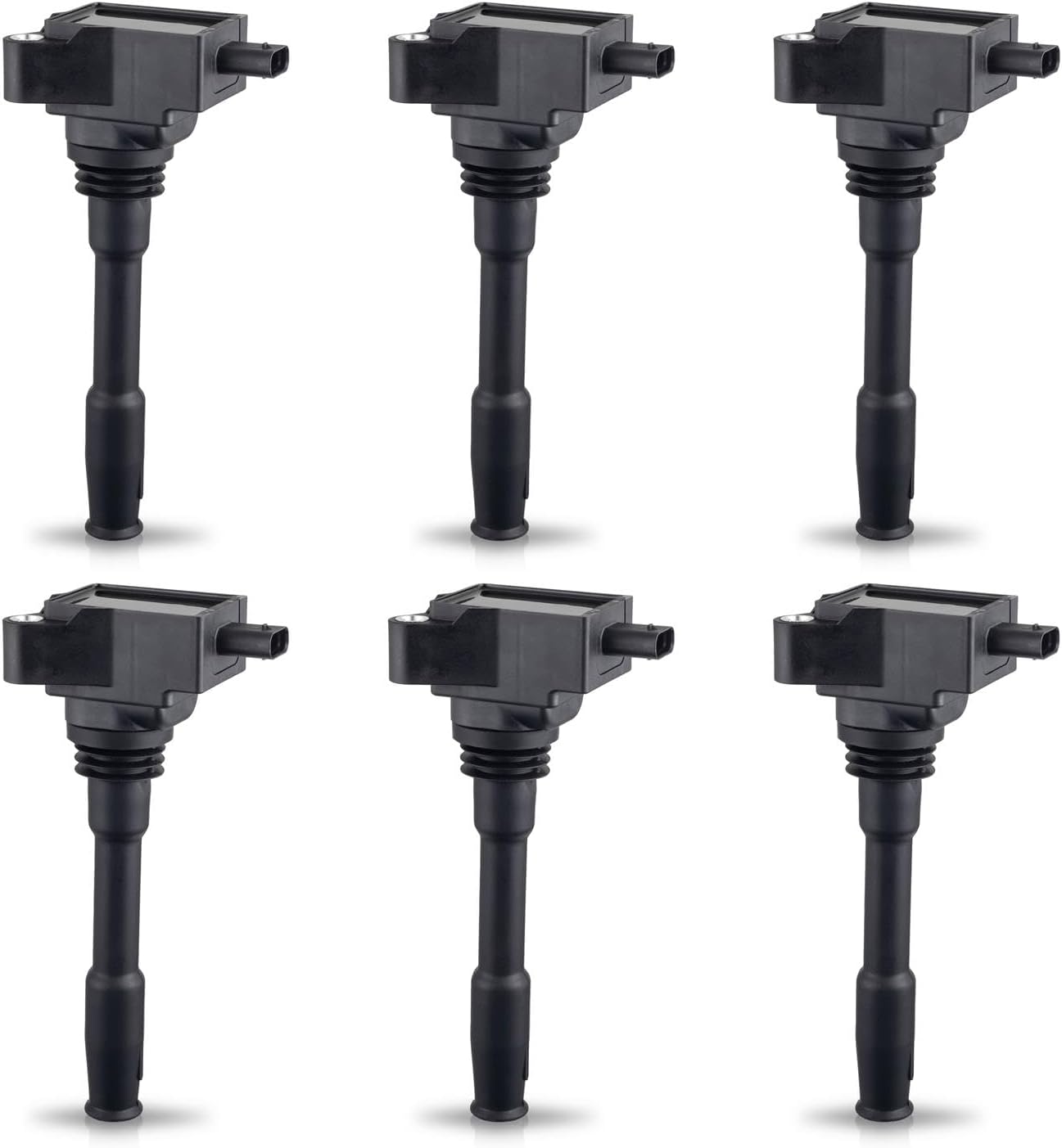 ENA Set of 6 Ignition Coil Compatible with Ford Lincoln Bronco Edge Explorer F-150 Aviator Nautilus 2019 2020 2021 2022 2023 V6 2.7L 3.0L Replacement for JT4Z12029A KT4Z12029A PB5Z12029A