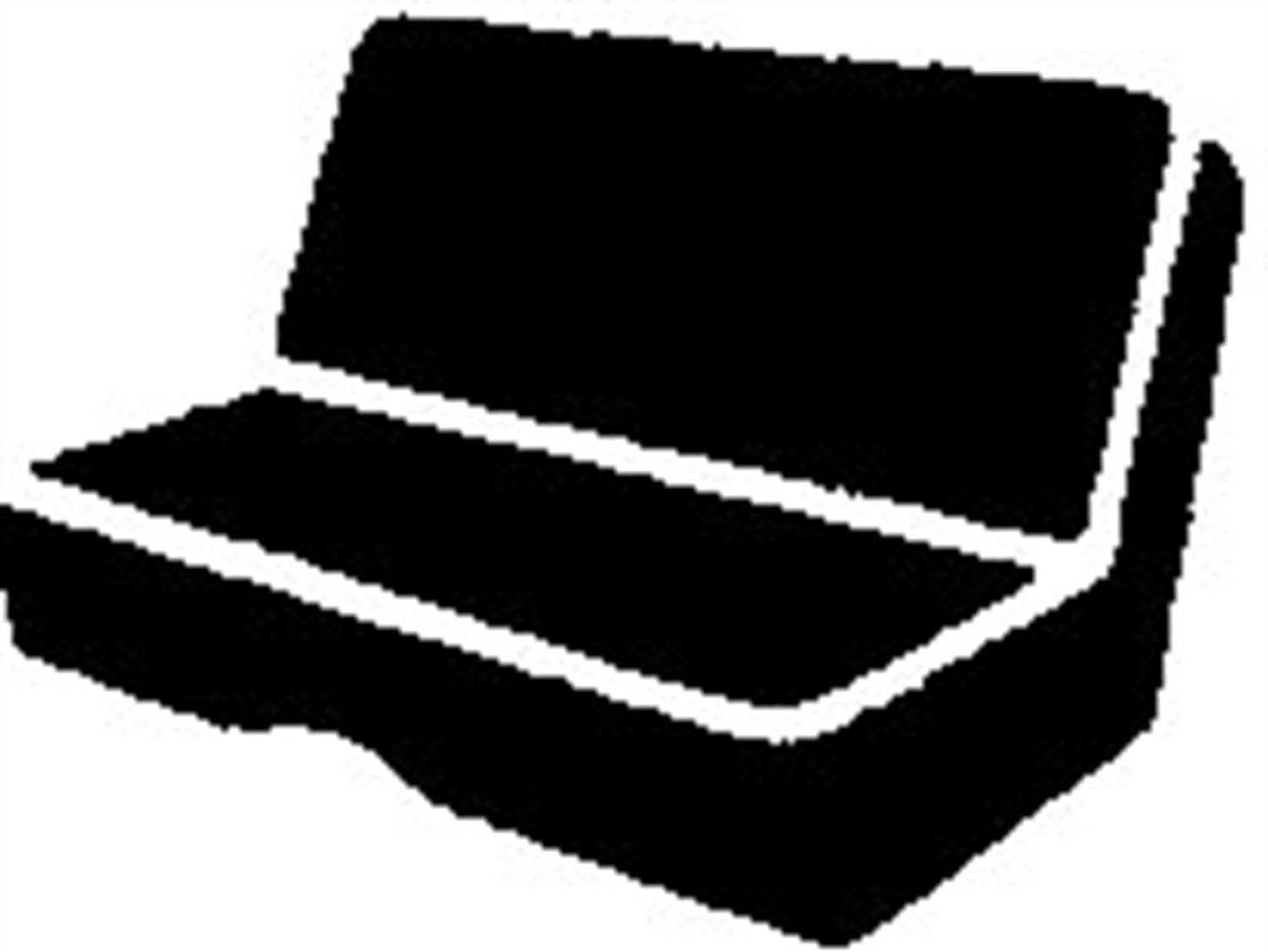 FIA TR43-8 Gray Front High Back Truck Bucket Seat Cover