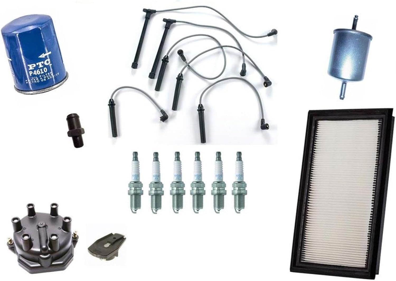 Tune Up 13 pc Kit Replacement Parts For Nissan Xterra 3.3 2000-2004 Non Super Charged