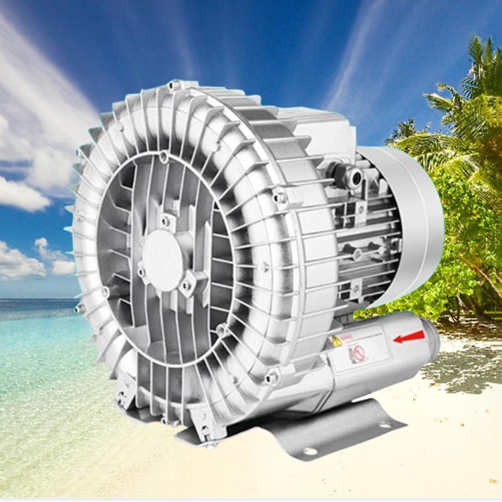 0.16HP to 1.49HP Regenerative Vortex Blower - High-Pressure Dual-Purpose Blower for Industrial Use(250w/0.33hp)