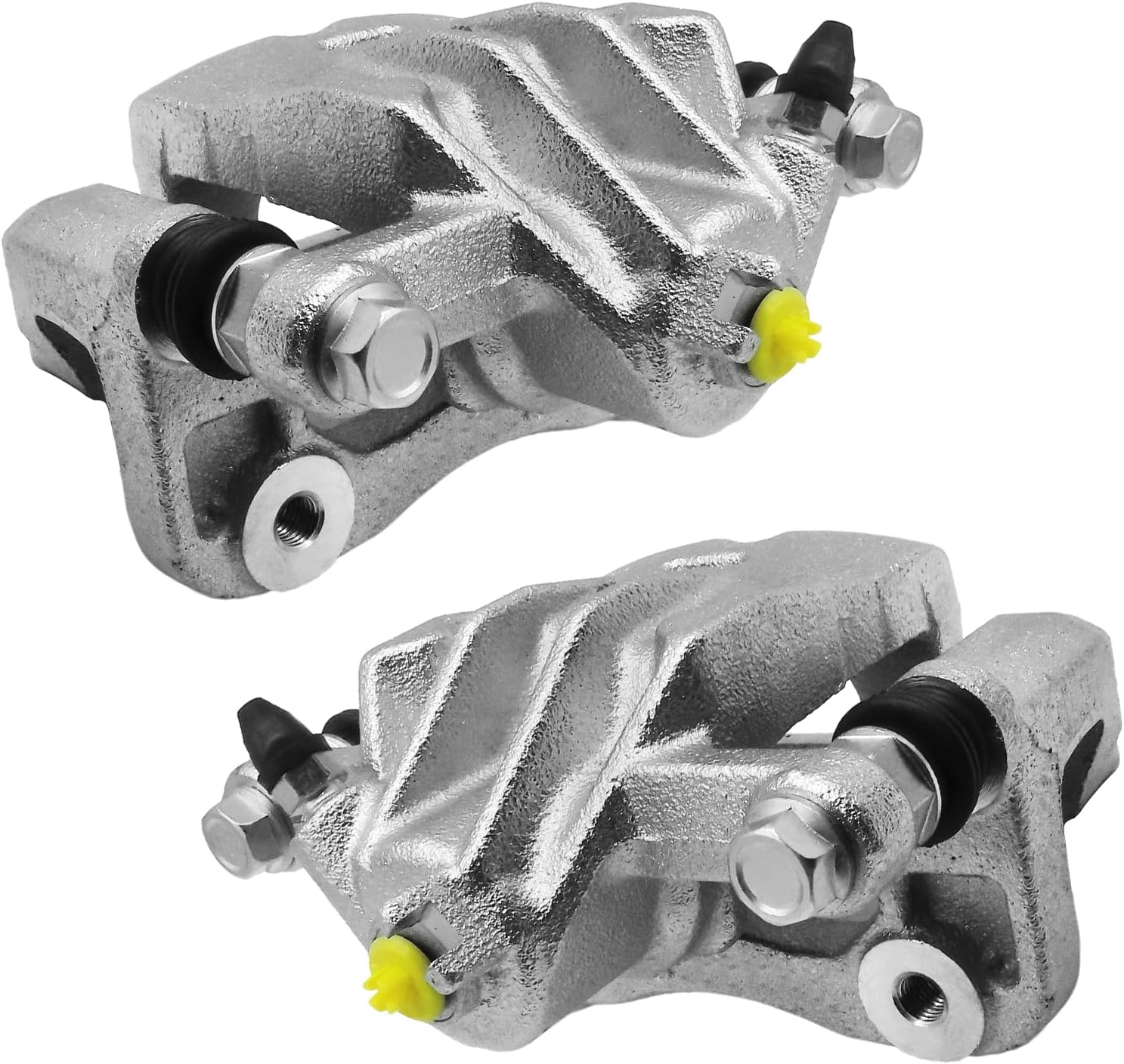 Rear Disc Brake Caliper Assembly with Bracket Compatible with Select Hyundai Models - Elantra Sedan 2007 2008 2009 2010, L4 2.0L|Rear Driver & Passenger Brake Calipers for 19-B3457 19-B3456