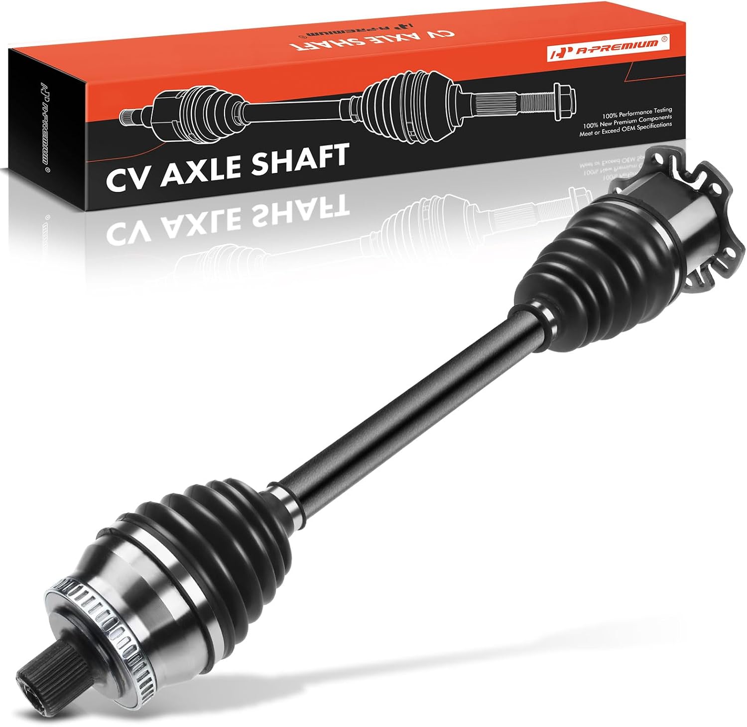 A-Premium CV Axle Shaft Assembly Compatible with Audi A4 Quattro 2007-2009 V6 3.2L, S4 2004-2009 V8 4.2L, Front Left Driver Side