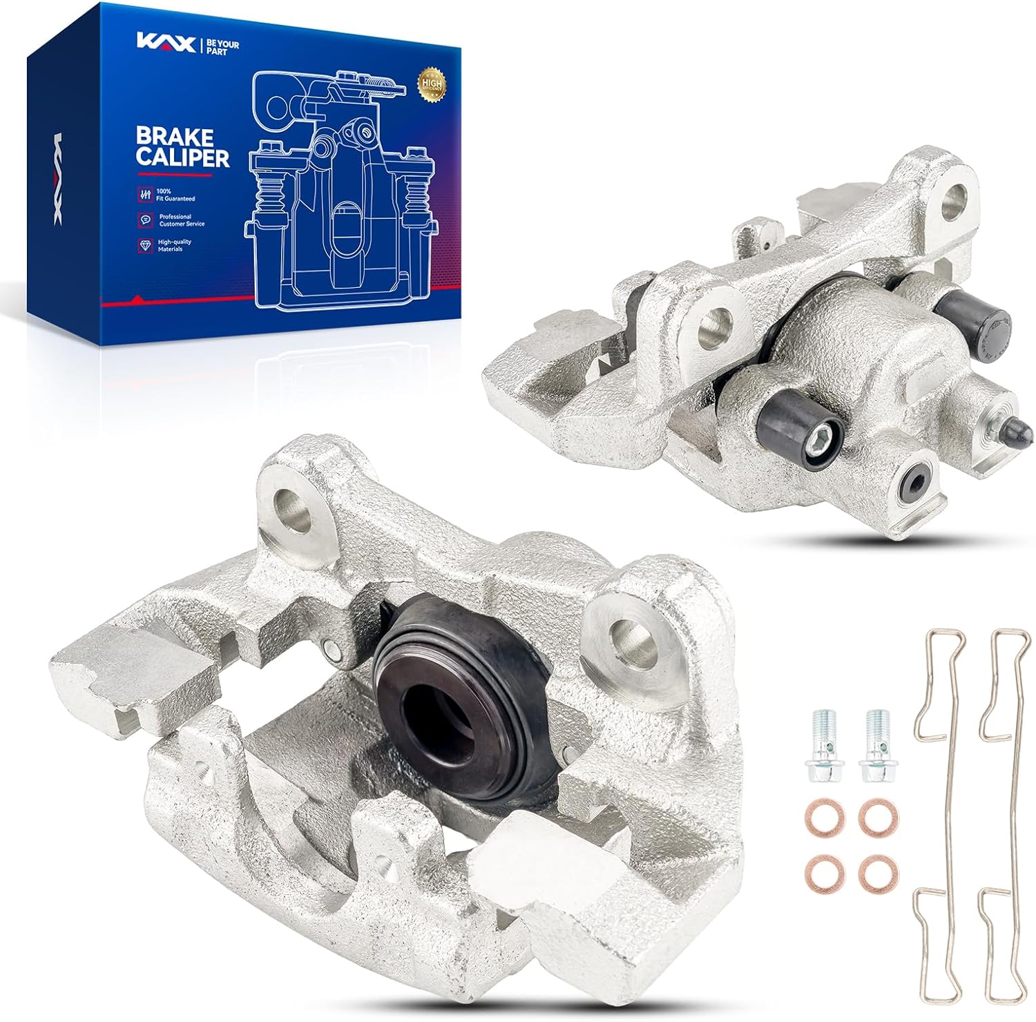 KAX Disc Brake Caliper Fit for 1999 2000 2001 2002 2003 2004 Jeep Grand Cherokee, Rear Left and Right, Driver and Passenger Side 2PC
