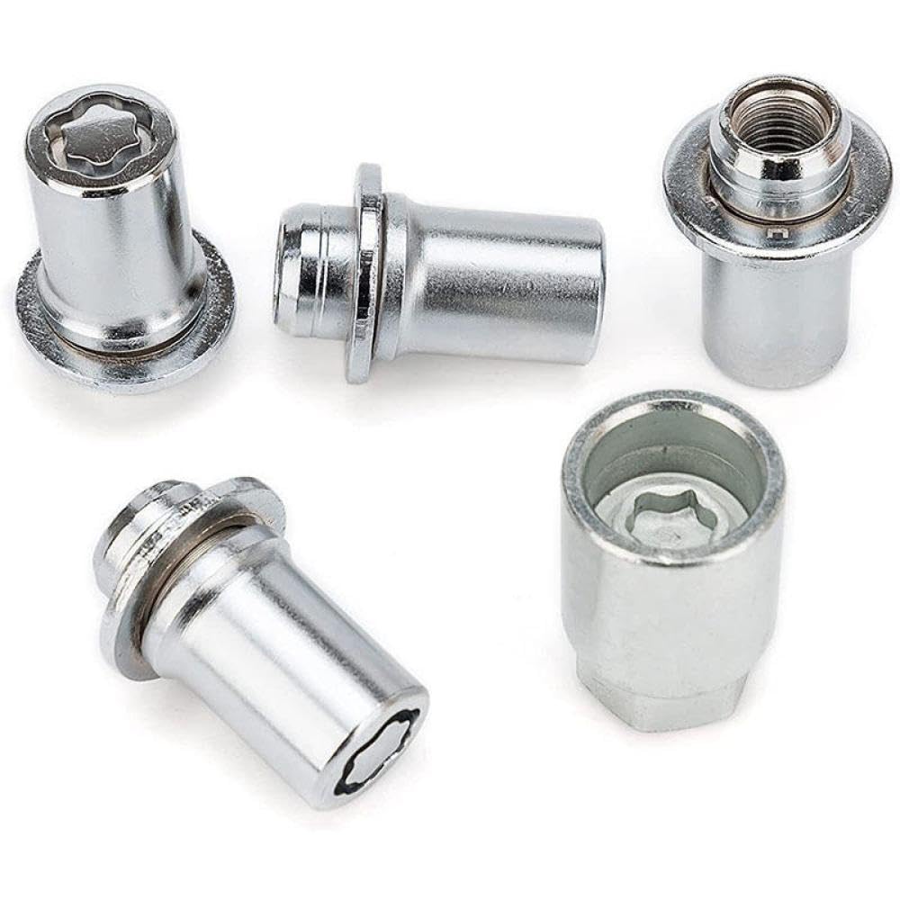 M12x1 5 Wheel Lock Lug Nut Set Anti Theft 00276 00901 Compatible with Various Vehicles Fits 12x1 5 Thread Pattern