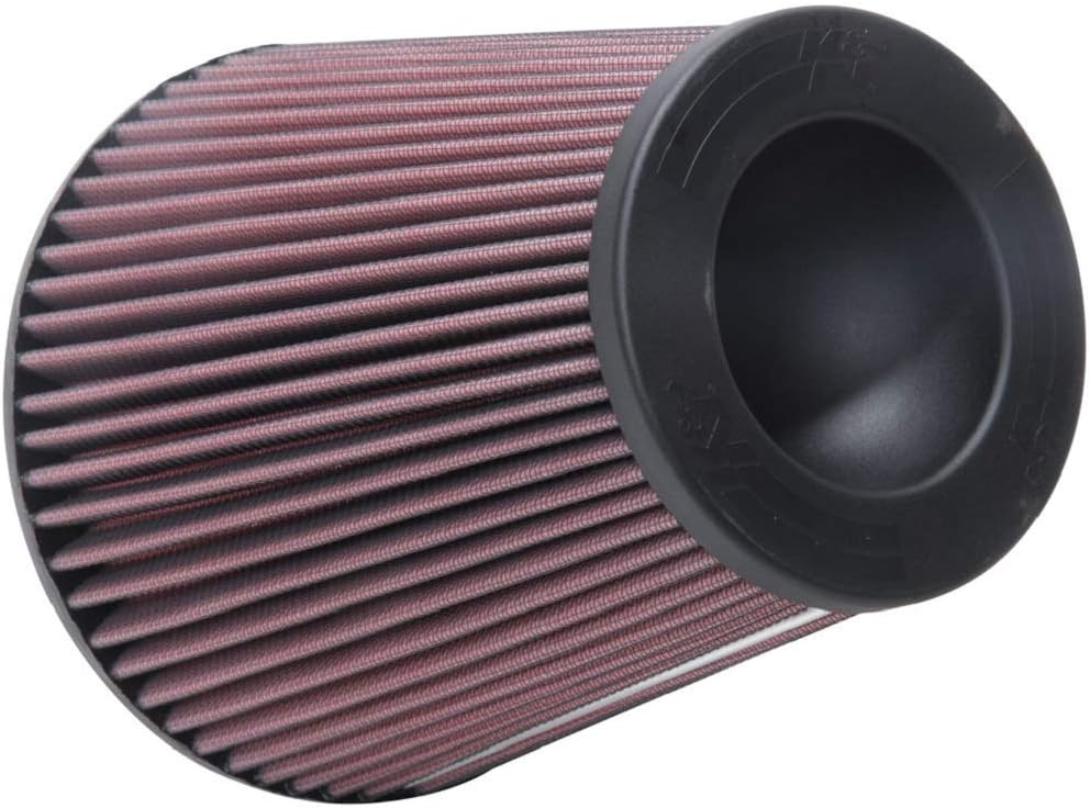 K&N Universal Clamp-On Air Filter: High Performance, Premium, Washable, Replacement Filter: Flange Diameter: 6 In, Filter Height: 7.5 In, Flange Length: 1 In, Shape: Reverse Conical, RF-10410