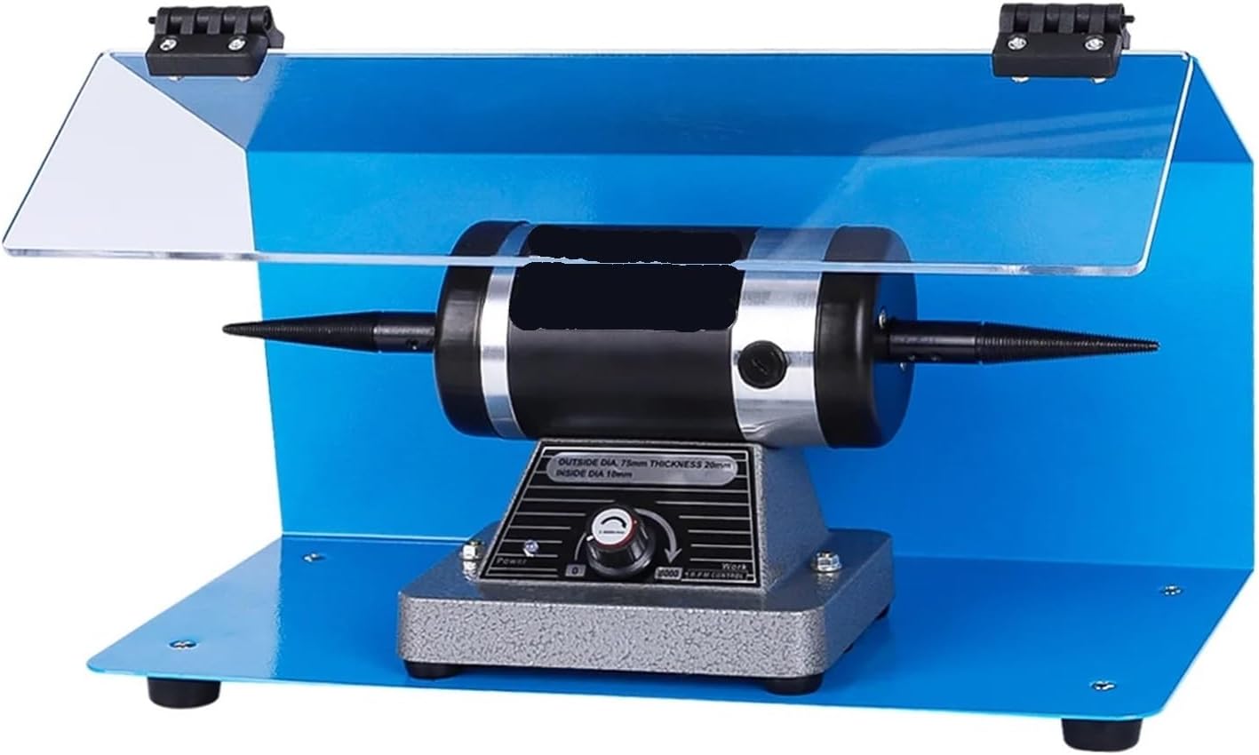Buffer. DM-7 Windshield Multi-Use Adjustable Speed Bench Lathe Jewelry Grinding And Polishing Machine .Cleaning Machine