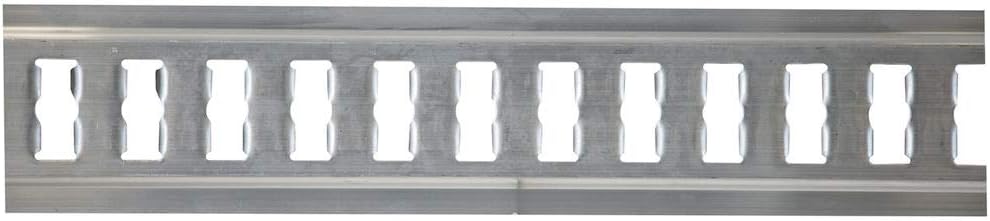 Buyers Products 1903110 Aluminum E Track Rail, 10 FT, Gray, E-Track Storage Solution for Trucks, Enclosed Trailers, Vans and Garages, Space Saving Storage, Etrack Rail