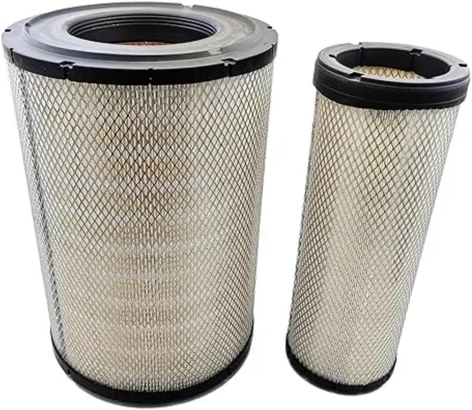 2652C831 + 2652C832 Air Filter Compatible with Perkins Truck engine 1106A-70T 1106A-70TA 1106A-70TA 1106A-70TAG 1106C-70TA 1106C-E66TAG2