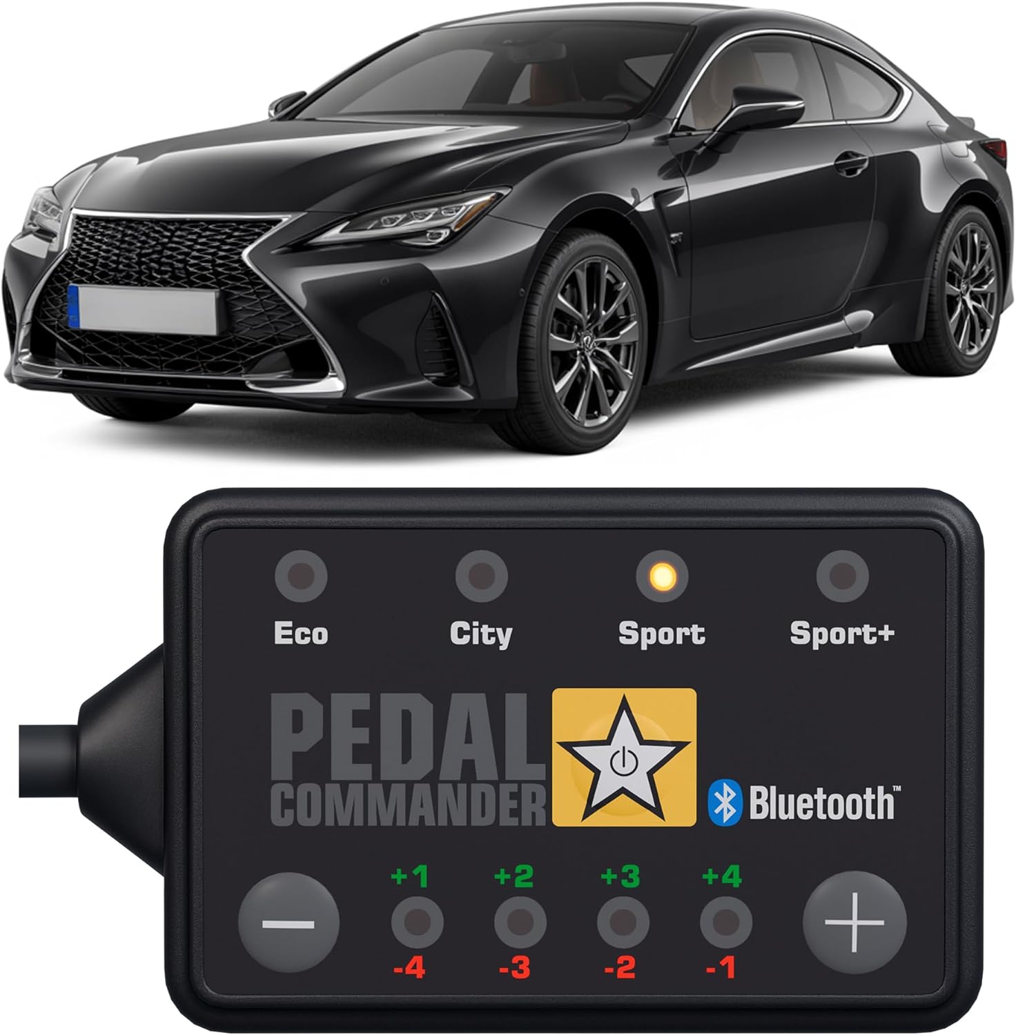 PEDAL COMMANDER for Lexus RC 2015-2025 Throttle Controller Fits: 1st Gen, RC 300, RC 300 F Sport, RC 300 AWD, RC 300 AWD F Sport, RC 350, RC 350 F Sport, 2.0L, 2.5L, 3.5L, 5.0L Lexus Accessories