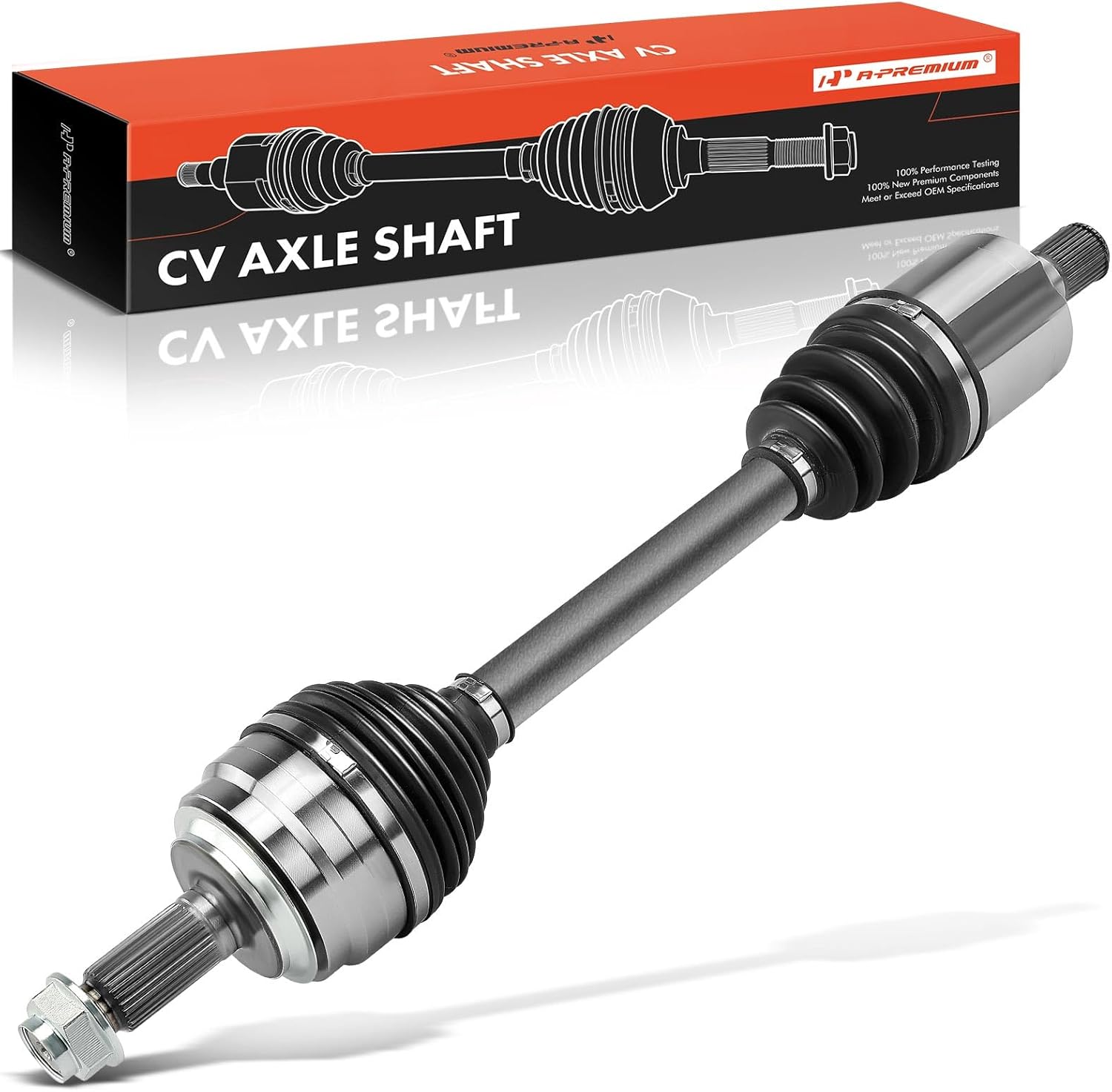 A-Premium CV Axle Shaft Assembly - Compatible with Honda Accord 2018 2019 2020 2021 2022 2.0L, Automatic Transmission - Front Left Driver Side, Replace# 44306TVCA52