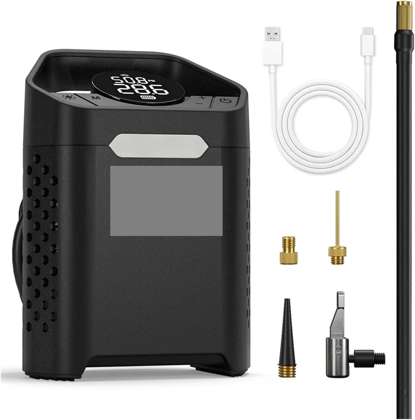 V3 Portable Tire Inflator Pump 160 PSI Car Compressor 100% Duty Cycle 7800mAh Air pump For Cars Motorcycles Bicycle(V3 Orange)